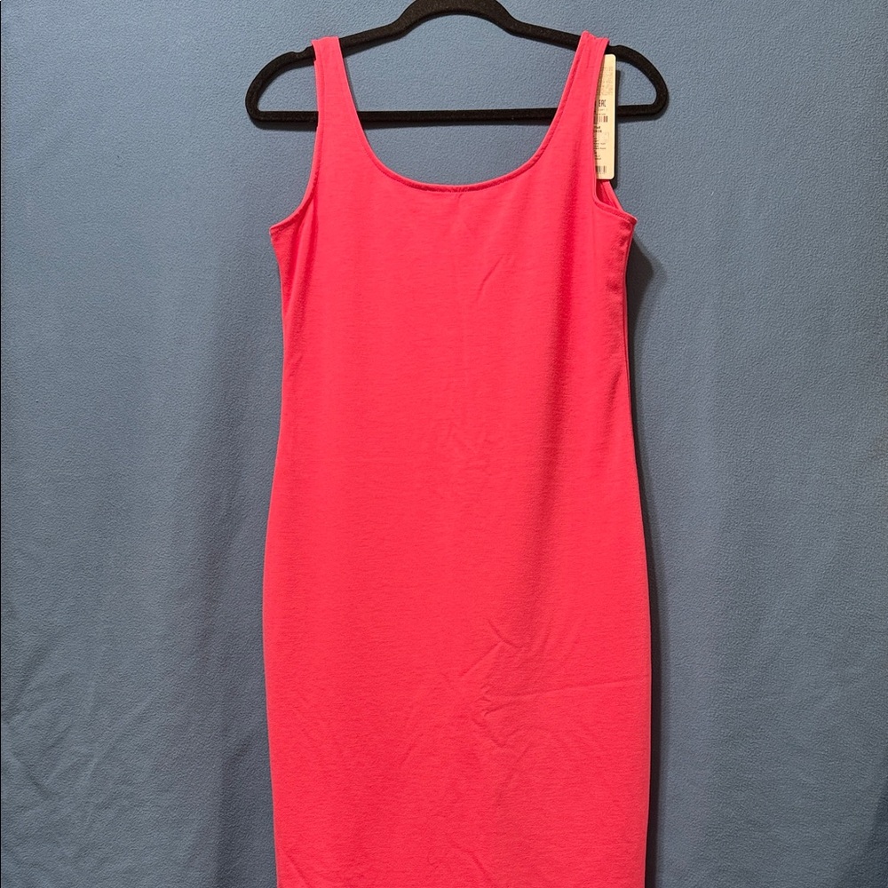 Elegant Pink Sleeveless Dress New Size L